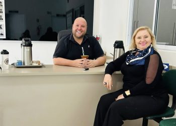 VISITA: Legislativo recebe vista da presidente da Câmara de Vereadores Frederico Westphalen