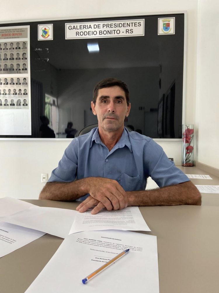 EXECUTIVO: Presidente do legislativo, vereador Jucemar Siprandi assume interinamente o executivo.